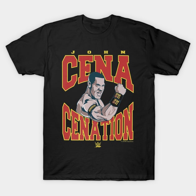 John Cena Cenation Collegiate T-Shirt by Holman